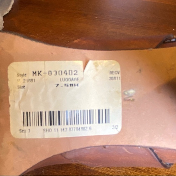 Michael Kors Collection Leather Cowboy Boots size 7.5 Made in Italy - Picture 17 of 17